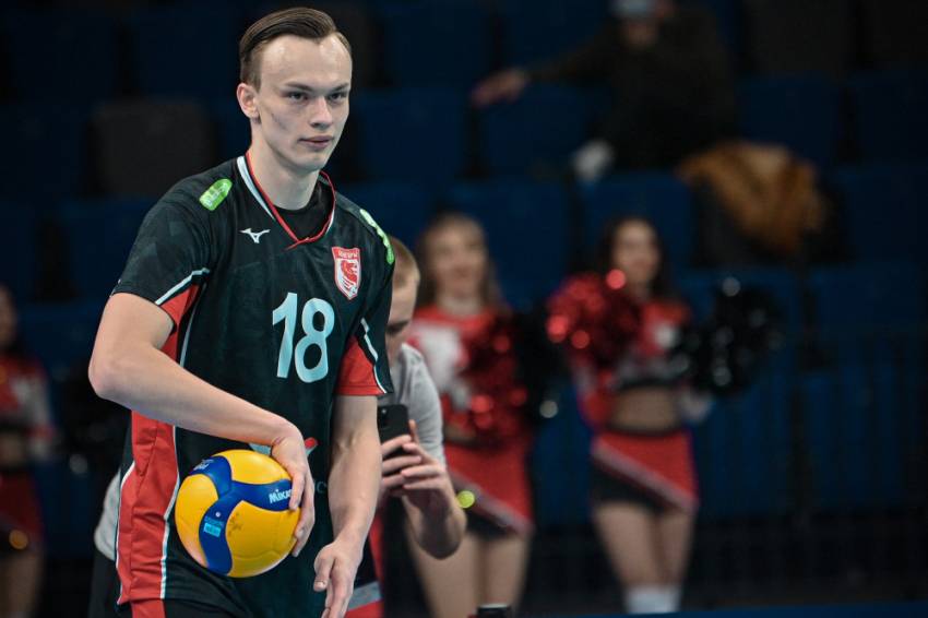 Студент Белгородского госуниверситета стал лучшим игроком матча чемпионата России по волейболу